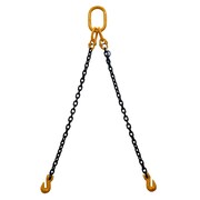 STARKE Chain Sling, 5/16in, G80, Grab Hook, 19 ft SCSG80516-2LG-19